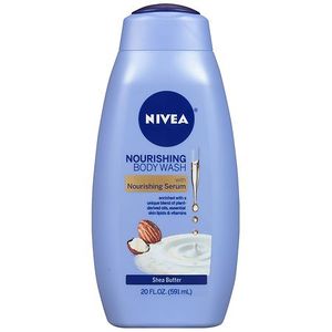lot 10122 image: Nivea Nourishing Shea Butter Care Body Wash with Nourishing Serum 20 fl. oz. Bottle