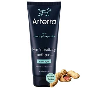 lot 10128 image: Remineralizing Dog Toothpaste �� Vet-Grade, with Nano-Hydroxyapatite, Reverses Early-Stage Decay, Cleans Teeth, Reduces Tartar, Freshens Breath by Arterra Pet Science, Plant-Based, Natural Flavor, 4oz