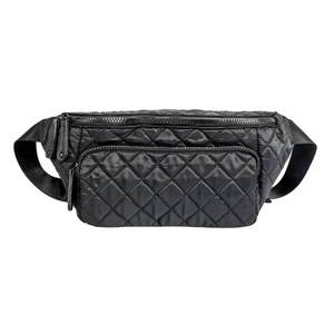 lot 10138 image: Stratah Oversized Quilted Crossbody Sling Bag (Black)