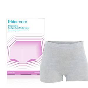 lot 10176 image: Frida Mom Disposable Postpartum Underwear Boy Shorts Briefs - Regular 8ct