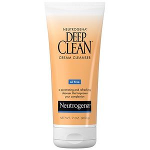 lot 10193 image: Neutrogena Deep Clean Oil-Free Daily Facial Cream Cleanser 7 fl. oz