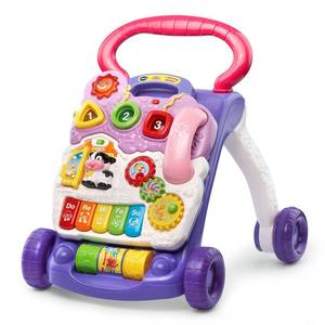 lot 10205 image: VTech Sit-to-Stand Learning Walker (Frustration Free Packaging), Lavender ( EXACTCOUNT UNKNOWN)