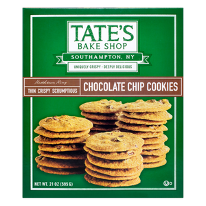 lot 10222 image: Tates bake shop CHOCOLATE CHIP COOKIES 6 packs 21Oz