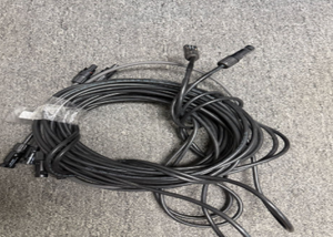 lot 9963 image: Solar Panel Extension Cables and Wiring