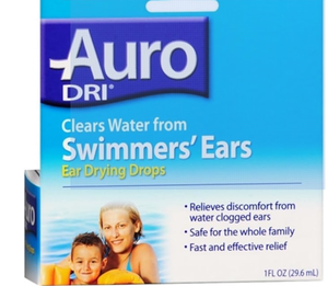 lot 10045 image: Auro-Dri Ear Drying Aid Ear Drops clears water from Swimmers ear 1 oz