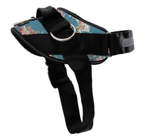 lot 2490 image: ShawnCo Essential Dog Harness, No-Pull Pet Vest with 3 Leash Clips, No Choke, Reflective, Adjustable and Padded, for Easy Walking and Training for Small, Medium and Large Dogs (Freckles Garden, XL)