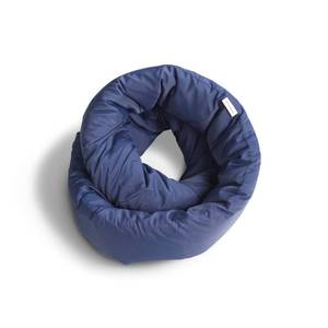 lot 6070 image: Huzi Infinity Pillow - Home Travel Soft Neck Scarf Support Sleep (Navy)