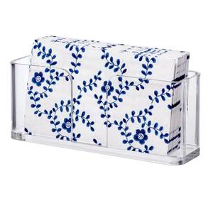 lot 6076 image: Amazing Abby Acrylic Guest Towel Napkin Holder (8.5x4.5), Plastic Napkin Dispenser with Non-Slip Pads, Clear Napkin Stand, Great for Kitchen Counter, Dining Table, Bathroom Vanity, and More