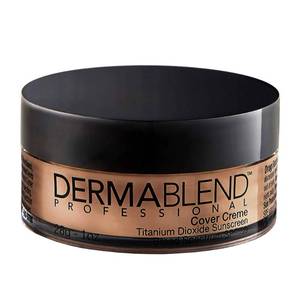 lot 12274 image: Dermablend Cover Creme High Coverage Foundation with SPF 30, 70W Olive Brown, 1 Oz.