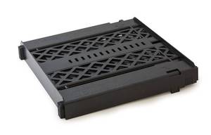 lot 15521 image: LockerMate Adjust-A-Shelf Locker Shelf, Easy to Use, Extends to Fit Your Locker, Black