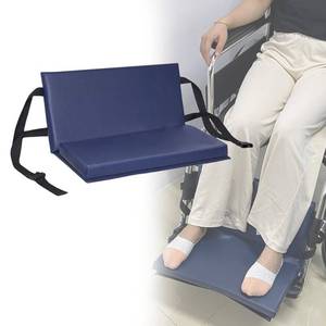 lot 15523 image: Wheelchair Leg & Foot Rest Extender Elevating Pad for Elderly, Disabled Patient Pedal Cushion Protector (20 Lx16 W)