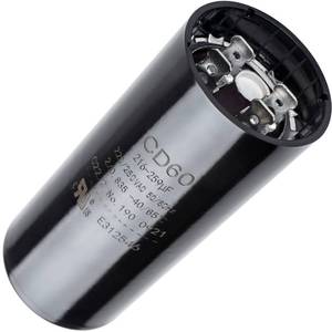 lot 16202 image: Original Version 216-259 uf MFD 220-250 VAC 5060 Hz SC0080 CD60 Round Motor Start Capacitor Replacement Part by BlueStars - Exact Fit for Any Brand with The Same Capacitance Capacity and Voltage