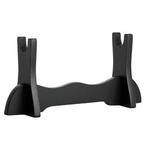 lot 16213 image: Eforlife 8 Wand Stand Black Wood Mini Samurai Sword Stand Wakizashi Tanto Blade Holder Dagger Dispaly Stand Short Sword Rack