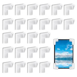 lot 1315 image: 24Pcs Edge Foam Protection Corners for TV Frame Photo Mirror,Packing Foam Corner Protectors for Shipping Moving Foam Packing Material for Shipping