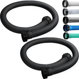 lot 1340 image: eBoot 2 Pcs 29060e Above Ground Pool Hoses 1.5 Diameter 59 Long Swimming Pool Pump Hose Replacement for Filter Pump, Saltwater System, Sand Filters Accessories(Black)