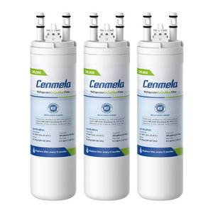 lot 1354 image: WF3CB Frigidaire Replacement Water Filter, Compatible with Frigidaire WF3CB, Pure Source 3, 706465, 242069601, 242086201, 242017800, WF425, Height 9 inches, Pack of 3