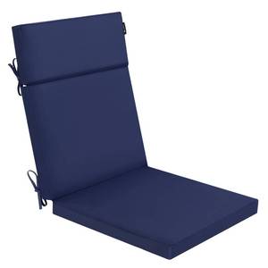lot 1359 image: Favoyard Outdoor Chair Cushion 21 x 20 x 2 Inch Waterproof & Color Fade Resistant High Back Patio Furniture Cushion Replacement with Removable Cover, Ties and Hidden Zipper for Outdoor Dining Chairs