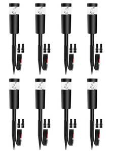 lot 1362 image: DOREIO 5W Low Voltage Landscape Pathway Lights with Connectors 12V Outdoor Landscape Lighting LED Bollard Path Lights Wired IP65 Waterproof Warm White Walkway Lights for Garden Yard Lawn (8Pack)