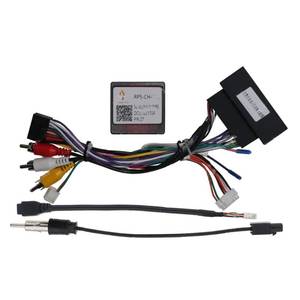 lot 2358 image: 16pin Car Stereo Radio Power Retrofit Wiring Harness Cable Adapter XP CANBUS Decoder fits for Jeep Grand Cherokee Compass Renegade Wrangler Rubicon Challenger RAM 1500 2500 3500 Dodge Durango