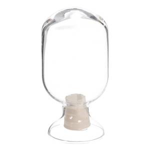 lot 2458 image: Beavorty Glass Match Cloche Jar Fireplace Match Cloche Bottle Fancy Matches Striker Holder Jar Christmas Match Holder with Stopper for Candles Bathroom Lab Matches 125ml