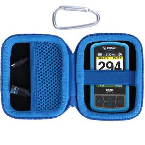 lot 2480 image: Lebakort Hard Case Compatible with Izzo Swami 6000 Handheld Golf GPS (Black  Blue Case)