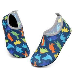 lot 4236 image: ANLUKE Kids Boys Girls Water Shoes Barefoot Aqua Socks Fast Dry Beach Swim Outdoor Sports Shoes for Toddler Colorful Dinosaur 2627