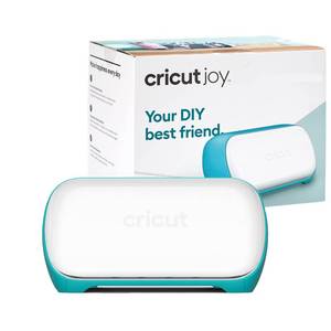 lot 5478 image: Cricut Joy Machine & Digital Content Library Bundle - Includes 30 Images in Design Space App - Portable DIY Smart Machine for Creating Customized Cards, Crafts, & Labels Blue