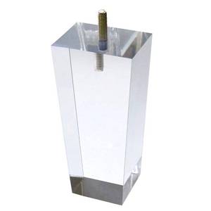 lot 5482 image: AORYVIC Sofa Legs Clear Furniture Legs Arcrylic 6 inch Bench Legs Modern Cabinet Cupboard Coffee Table Legs Pyramid Couch Feet Set of 4