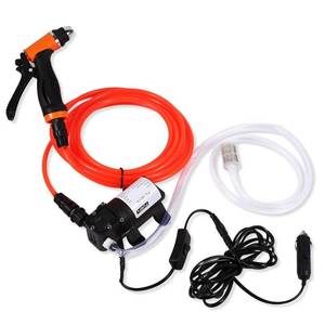 lot 5522 image: 12V Electric Pressure Washer, Car Wash Pump, Car Washing Electric Sprinkler, 12V 80W Electric Intelligent Washer Pump Car Washer Device for Auto RV Home Garden Pet Shower