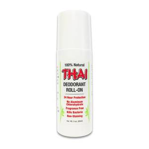 lot 6043 image: Thai Deodorant Stone Thai Crystal Mist Roll On Deodorant, 3 Oz