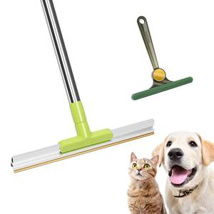 lot 6065 image: MAVRIZ Carpet Rake for Pet Hair Removal with Dual Copper Blades, 57 Long Handle Pet Hair Remover for Carpet, Cat Dog Hair Remover Carpet Scraper