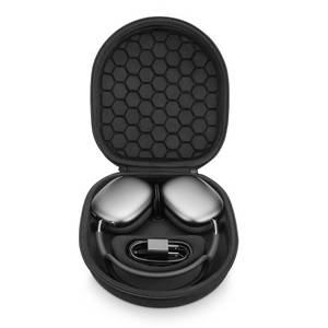 lot 6142 image: Smart Case for Apple AirPods Max Supports Sleep Mode, Hard Organizer Portable Carry Travel Cover Storage Bag