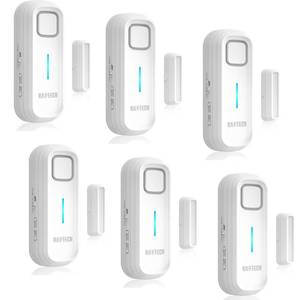 lot 6171 image: DAYTECH Fridge Door Alarm When Left Open with Delay 1234 mins Adjustable 0 to 120 dB Freezer Alarm Reminder Refrigerator Door Alarm for Home Garage Basement Business 6 Sets White