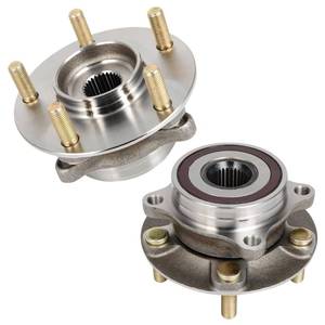 lot 7590 image: SCITOO 2pcs Front Wheel Bearing Hub Assembly 513300 fit for Mitsubishi Lancer 2008 2009 2010 2011 2012 2013 2014 2015, AWD WABS 5 Lugs