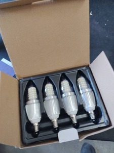 lot 8331 image: Candela LED 7650 Light Bulb 4pk