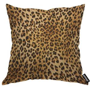 lot 8355 image: AOYEGO Leopard Pillow Cover Cheetah Furry Fluffy Animal Skin Spotted Dot Block Tiger Jaguar Leather Throw Pillowcase 24X24 Inch Decorative Square Cotton Linen Soft Cushion for Women Men