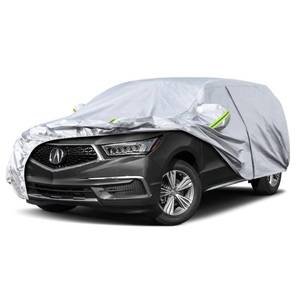 lot 9413 image: Koukou SUV Car Cover Custom Fit Acura MDX from 2001 to 2025, Waterproof Car Cover All Weather for Automobiles Outdoor Indoor with Zipper Door, Sun Rain Dust Snow Protection.