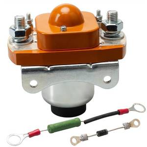 lot 10063 image: Aeola 400A 48V Solenoid Contactor Solenoid for Golf Cart, Contactor Solenoid Heavy Duty for Golf Cart Direct Replacement MZJ-400