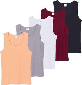 lot 10066 image: 5 Pack Tank Top for Women Womens Tops Camisole Summer Woman Sleeveless Cotton Racerback Athletic Running Tanks Yoga