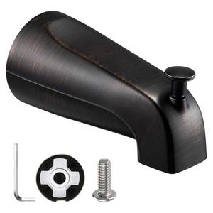 lot 10073 image: Enhon Slip On Diverter Tub Spout Compatible with Kohler GP85556, Bathroom Shower Bathtub Faucet Spout Replacement Fits 12 Copper Water Tube, 532 Hex Wrench Included (1, Oil Rubbed Bronze)
