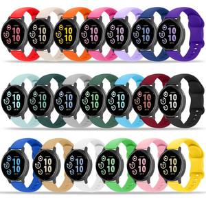lot 10082 image: Tiorecime 20 Pack Bands Compatible with Garmin Vivoactive 5Vivoactive 3, Venu 2 PlusVenu SqVenu, Vivomove, Forerunner 645245 Music Watch Band, 20mm Soft Silicone Sport Strap for Women Men