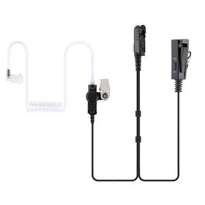 lot 10123 image: KS K-STORM XPR3500e Covert Acoustic Tube Earpiece with VOX Compatible with Motorola XPR3000, XPR3000e, XPR3300, XPR3300e, XPR3500 Two-Way Radio