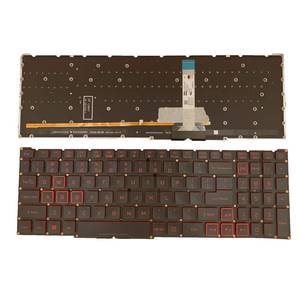 lot 10147 image: Siakoocty Laptop Replacement US Layout Red Backlight Keyboard for Acer Nitro 5 AN515-57 AN515-45 Predator Helios 300 PH315-54 PH317-51 LG05P-N10BR LG05P-N12B3 LG05P-N12B3L