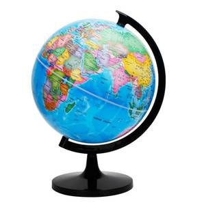 lot 11722 image: Exerz 12 World Globe - Political Map Educational - Self Assembled School Globe for Classroom