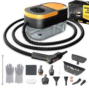 lot 11800 image: Gautye Steam Cleaner, 3-Level Adjustable Handle, 15s Heat-Up, 1.69 Quarts Tank, Portable Steamer for Cleaning with 15 pcs Accessories, Steam Cleaner for Home for Dirt, Grease, Grout, Tile,Floor, Car