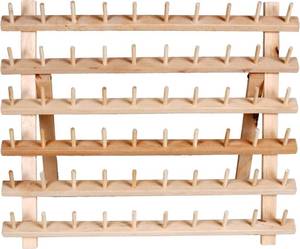 lot 12241 image: Dritz Wooden Thread Rack, 1 Count, Smooth Wood