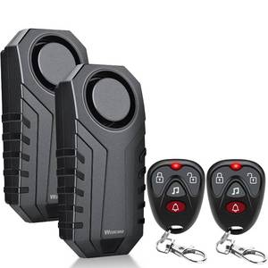 lot 12288 image: WSDCAM 113dB Loud Anti Theft Vibration Sensor Alarm Systems for Electric Bike Motorcycle Golf Car Trailer Mailbox Garage Door Waterproof Home Security Bike Accessories Bike Alarm with Remote (2)