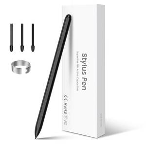 lot 14024 image: Magnetic Stylus for Remarkable 2 Pen with Eraser, EMR Replacement Pen with 4096 Pressure Levels, Tilt Sensor, Palm Rejection,Digital Pen Compatible with SamsungKindle Scribe -3 Tips