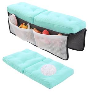 lot 15512 image: ROYALAY Baby Bath Kneeler and Elbow Rest Pad Set, Comfortable Toddler Bath Mat Non-Slip for Tub, Quick-Dry with Four Pockets