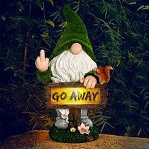 lot 1320 image: ASAWASA Go Away Gnome